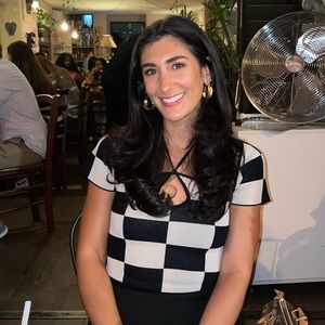 Pixie Market Checkered Top